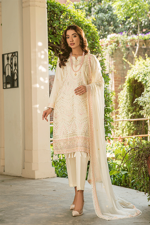 Luxury Lawn Collection ZL 05 WHITE