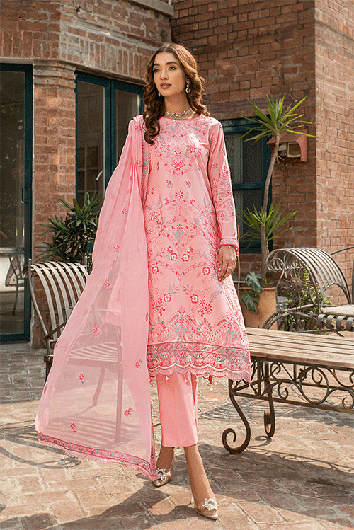 Luxury Lawn Collection ZL 04 BABY PINK