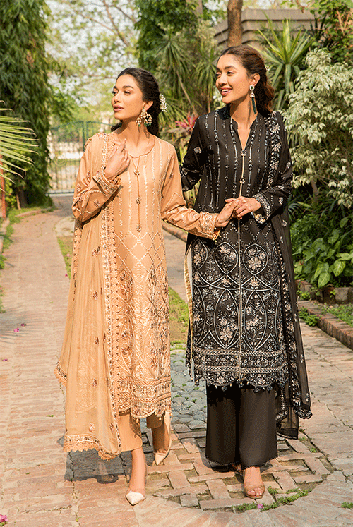 Luxury Lawn Collection ZL 03 BLACK