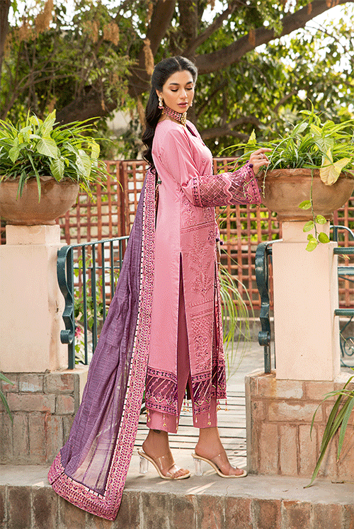 Luxury Lawn Collection ZL 06 TEA PINK