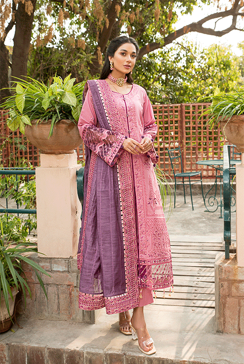 Luxury Lawn Collection ZL 06 TEA PINK